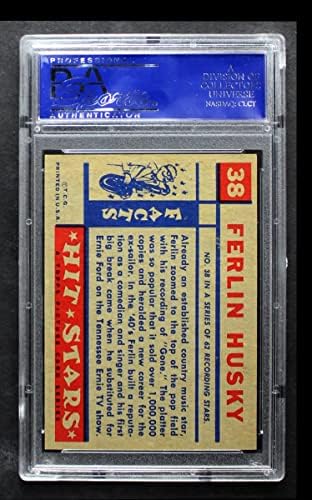 1957 Topps # 38 Ferlin Husky PSA PSA 8.00