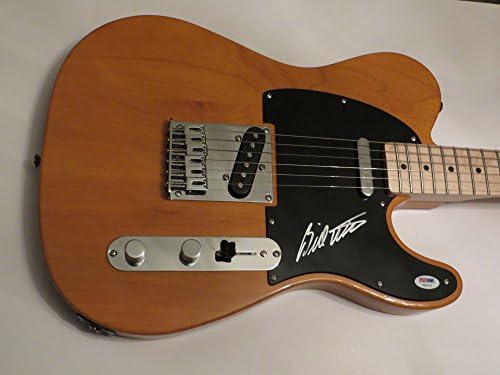 Bill Withers assinou violão Fender Telecaster com PSA DNA Coa Rock n 'Roll Hof