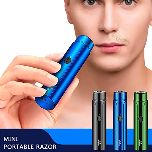 Barbeador elétrico recarregável USB, navalha portátil à prova d'água para homens, uso molhado e seco