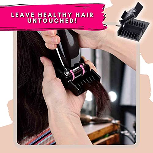 Twisting Hair Compatible com o pente de cabelos da máquina Split com o aparelho de posicionamento Off Perfectly Tool End End Care Hair Cuidado Compatível com a máquina