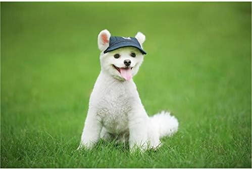 Capinho de beisebol de chapéu de cachorro, boné de pico, acessório de chapéu de sombra de cor sólida para cachorrinho para cachorro