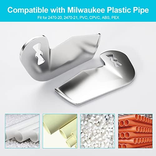 48-44-0405 M12 PVC Substituição de lâmina de cisalhamento compatível com tubo de plástico Milwaukee, ajuste para 2470-20,