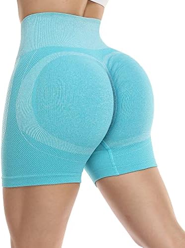 Zllw Women Womenless Scrunch Windout Gym Shorts, Butt Hight Wistist