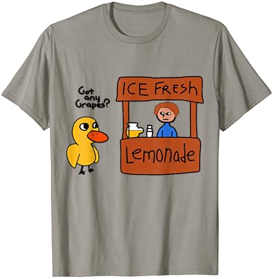 Limonada fresca de gelo tem qualquer uva pato pato t-shirt de presente engraçado