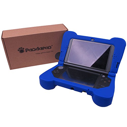 Protetor de silicone macio de pandaren com aderência à mão para o novo 3DS XL