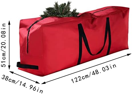 Bolsa de árvore, saco de duffle Stitch 48 polegadas Organizador de bolsa de armazenamento de 48 polegadas Durable Handles e elegante zíper duplo