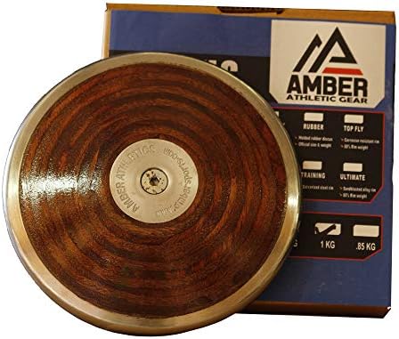 Amber Athletic Gear IMANTER DISCUS IAAF Certificado Oficial de atletismo jogando disco de 70% Peso