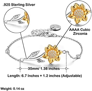 Pulseira de girassol da nova avó, estou maluco sobre meus netos, presentes inadequados para a avó