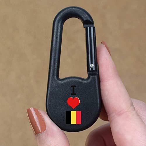 Azeeda 'eu amo a Bélgica' Keyring