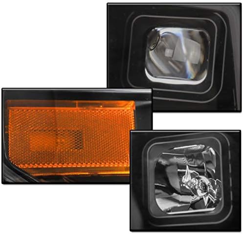 ZMAUTOPTS LED FELIZES DE PROJECTOR NEGRO COM CAIXAS COM LUZES DRL LED WHITE DRL para 2014-2017 Toyota Tundra