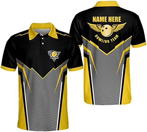 Camisas de boliche personalizadas de lasfour para homens, camisas de boliche masculinas de manga curta, camisetas de time de boliche