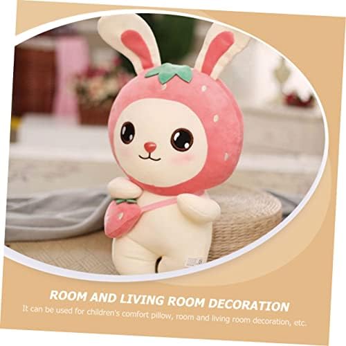 Toyvian Doll Cartoon Plush Plush Pluxush Almofadas para crianças Meninas de pelúcia Brinquedos de coelho para crianças