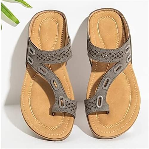 Sandálias de moda feminina 2023 Comfort Slip em chinelos de sandálias de praia casuais para mulheres escorregas planas com