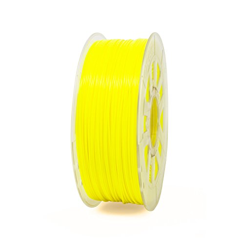 Gizmo Dorks 1,75 mm Filamento ABS 1kg / 2,2 lb para impressoras 3D, amarelo fluorescente