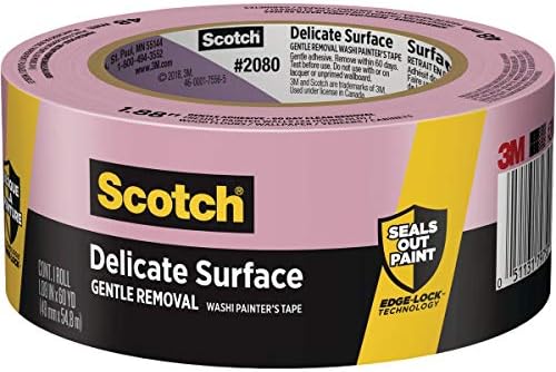 3m 2080el-48e 2 ScotchBluepainters fita adesiva de mascaramento Delicate Surface