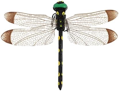 Pingente de libélula do jardim de yarnow 3 embalagem de metal vintage metal dragonfly ornamentos de libélula vintage