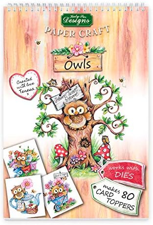 Katy Sue 'Owls' Paper Craft Pad / Kit de criação de cartões
