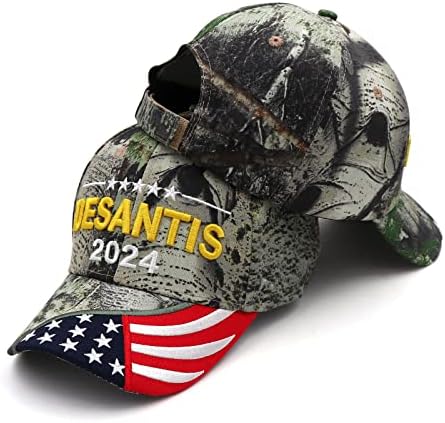 DeSantis 2024 Hat, Make America Florida Baseball Cap Ajustável Bordado Maga Hat para Ron DeSantis