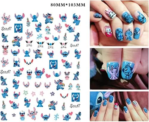 LGORT KAWAII CARAÇÃO FOTON PARA MULHERES, MENINAS, CRIANÇAS CRIANÇAS, CRIANÇAS ATIFICAÇÕES DE ARTE, Decalques de unhas para crianças （Estilo 2)