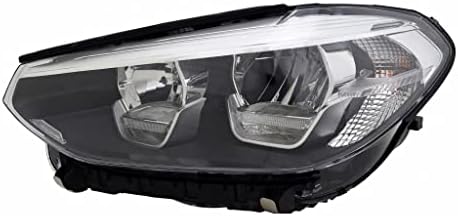 Para BMW x3 faróis 2018 2019 2020 2021 Lado do motorista | LED baixo | Halogen alto | Substituição para BM2518180 | 63
