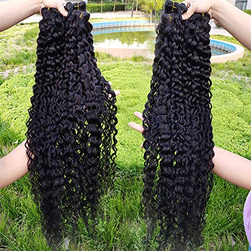 APUSI Hair Pacotes Water Wave （26 28 30 polegadas） Remy Brasil Remy Molhado e Wavy Humano Cabelo 3 Pacotes 9A Extensões de Cabelo Virgin Grade