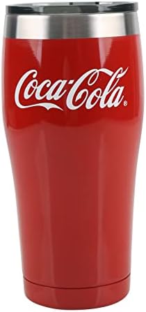 Tumbler de aço inoxidável Coca-Cola, vermelho, 24 onças, 86-099