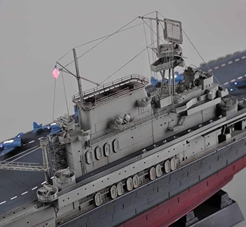 FMOCHANGMDP PORTURADOR DE AVERCRIA 3D KITS MODELOS DE PLÁSTICOS, Modelo CV-5, de 1/200 em escala USS Yorktown Carrier CV-5, brinquedos