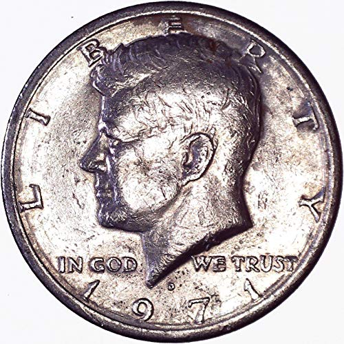 1971 D Kennedy meio dólar 50c muito bom