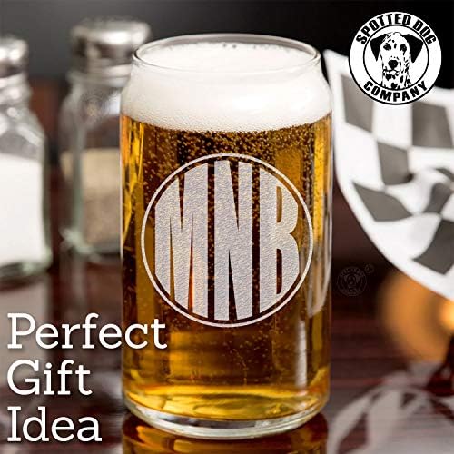 Glass de cerveja de 16oz de 16oz personalizada - Presentes de Natal gravados personalizados para homens, papai bebendo