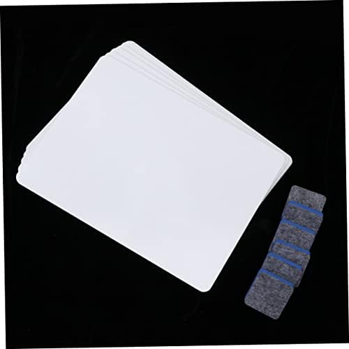 TOFFICU 6PCS Desktop Whiteboard portátil quadro branco quadro branco Mini quadro branco com apagamento Apagação seca Lap Board Board