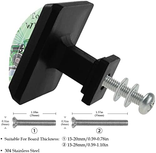 Tbouobt 3 pacote - botões de hardware do armário, botões para armários e gavetas, alças de cômoda de fazenda, caminhão