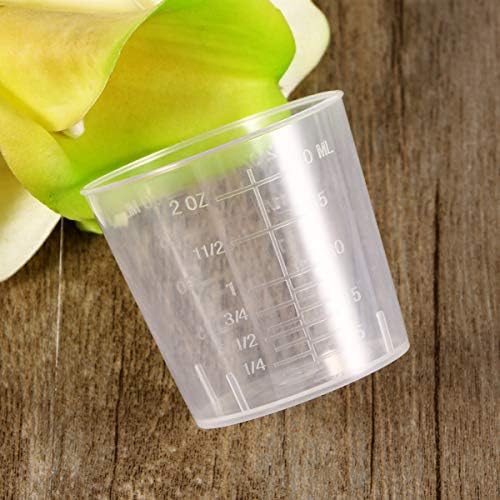 Exceart Resina Medição de copos de mistura de copos de mistura de copos de medição multiuso misturando copos para líquidos epóxi