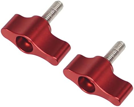 Feichao 2pcs M4 Apertar a mão parafuso 11/15mm Adaptador de chave de aço inoxidável para a gaiola da câmera