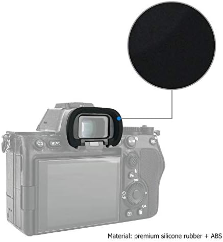 2 pacote de câmera de silício macio ocular ocular para a Sony A7R v A7 IV A7M4 A7S III A1 ILCE-1 A7SIII A7S3 Câmera, substitua