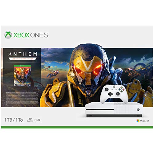 Microsoft Xbox One S 1 TB Bundle: Console com Anthem Legion of Dawn & Madden NFL 19