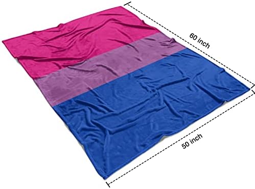 Bissexual Bandle Bandle Throw Planta para crianças e adultos Coloque de flanela aconchegante e macia para sofá -sofá Campo de camping