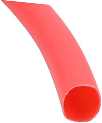 X-Dree 2m Comprimento interno DIA 9,5mm Poliolefina calor encolhida Manga de tubo Red (2m Longitud Diámetro Interior 9,5 mm Poliolefina