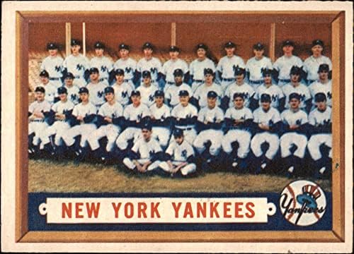 1957 Topps # 97 Equipe Yankees New York Yankees ex Yankees