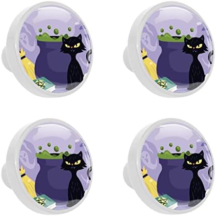 Maçanetas de gaveta botões de gabinete de abóbora de gato para berçário de berçário botões redondos de botões decorativos