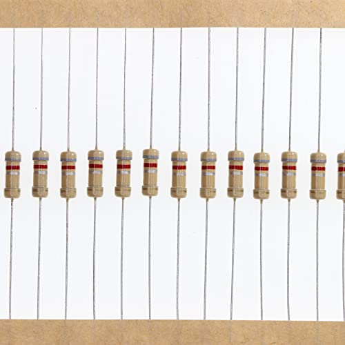 Huaban 100 peças 0,5 watts 1/2w 12k ohm 5% resistor de filmes de carbono