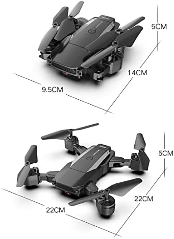 Xiaokeke Drone com câmera para adultos 4K Ultra HD FPV Vídeo ao vivo Vídeo ampliado ajustável, quadcopter RC com altitude Hold,