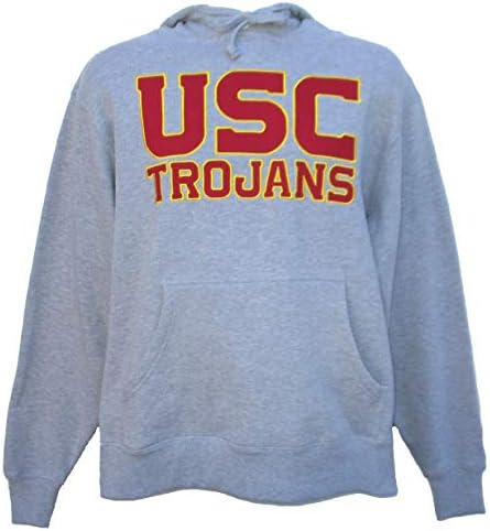 USC Trojans Tamanho masculino X -Large XL Campus Classic Hoodie Capuz Sweatshirt - Gray