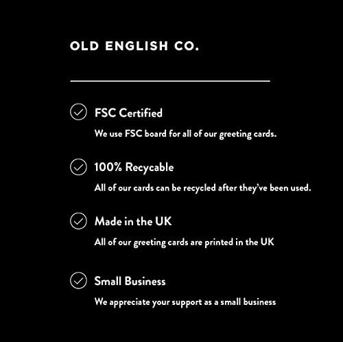 Old English Co. Leve Sq'easy no seu cartão de aniversário - Design de cartão de aniversário de limão engraçado para ele - irmão, irmã,