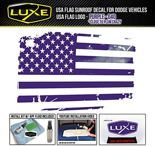 Luxe Auto Concepts USA Sinalizador de teto solar para veículos Dodge - cor única - roxa