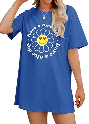 Tshirts gráficos de grandes dimensões femininos de lesidade têm uma bela carta de carta de verão Tops Blusa casual solta