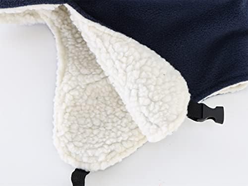 Chapéus de inverno quentes de lã de connectyle masculino com tampa viseira à prova de evido à prova de vento