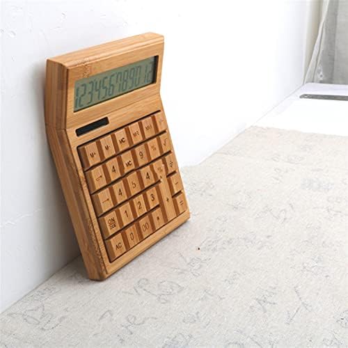 Bienka Office fornece madeira de bambu de 12 bits calculadoras de pregos comerciais de 12 bits calculadoras de presentes