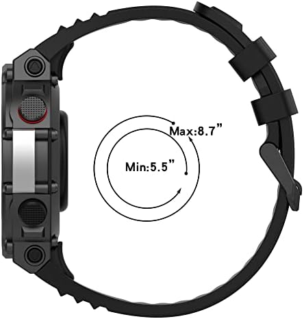 BabyValley 4 Pack Watch Band Compatível para Amazfit T-Rex 2 Relógio Bandas de substituição Pulseira de silicone