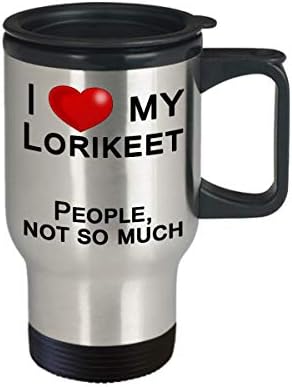 Lorikeet - eu amo meu pássaro, não pessoas - manipulador de pássaros, pássaros mais sofisticados