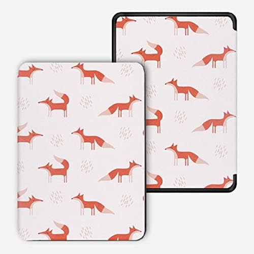 Case se encaixa no Kindle All -New 6 , Ultra Lightweight PU Shell com acordar/sono automático - Red Fox